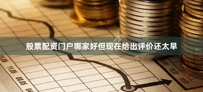 股票配资门户哪家好但现在给出评价还太早