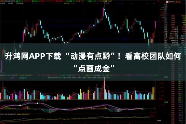 升鸿网APP下载 “动漫有点黔”！看高校团队如何“点画成金”