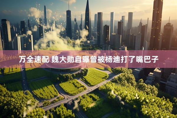 万全速配 魏大勋自曝曾被杨迪打了嘴巴子